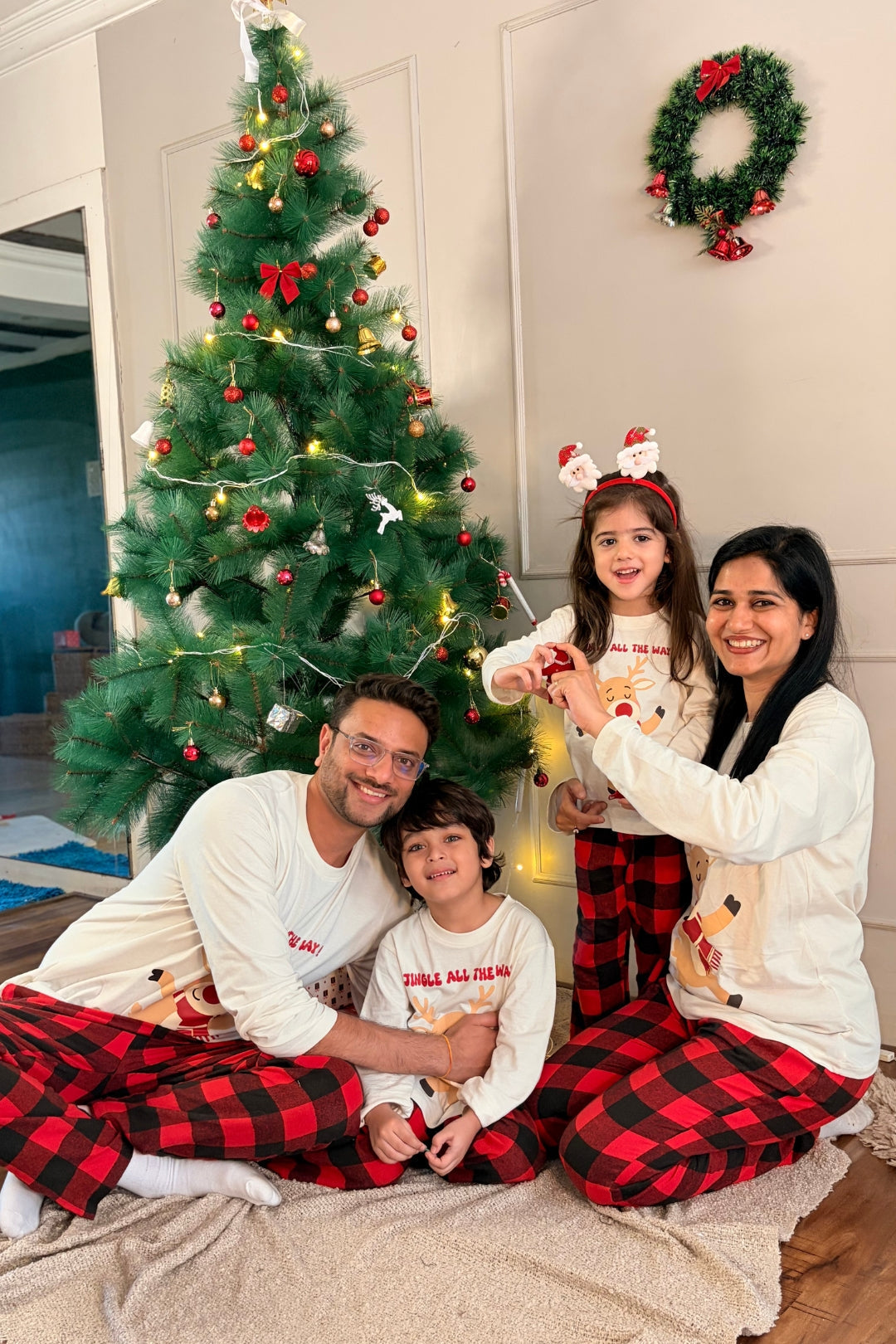 Jingle All The Way Flannel Pajama Set For Family
