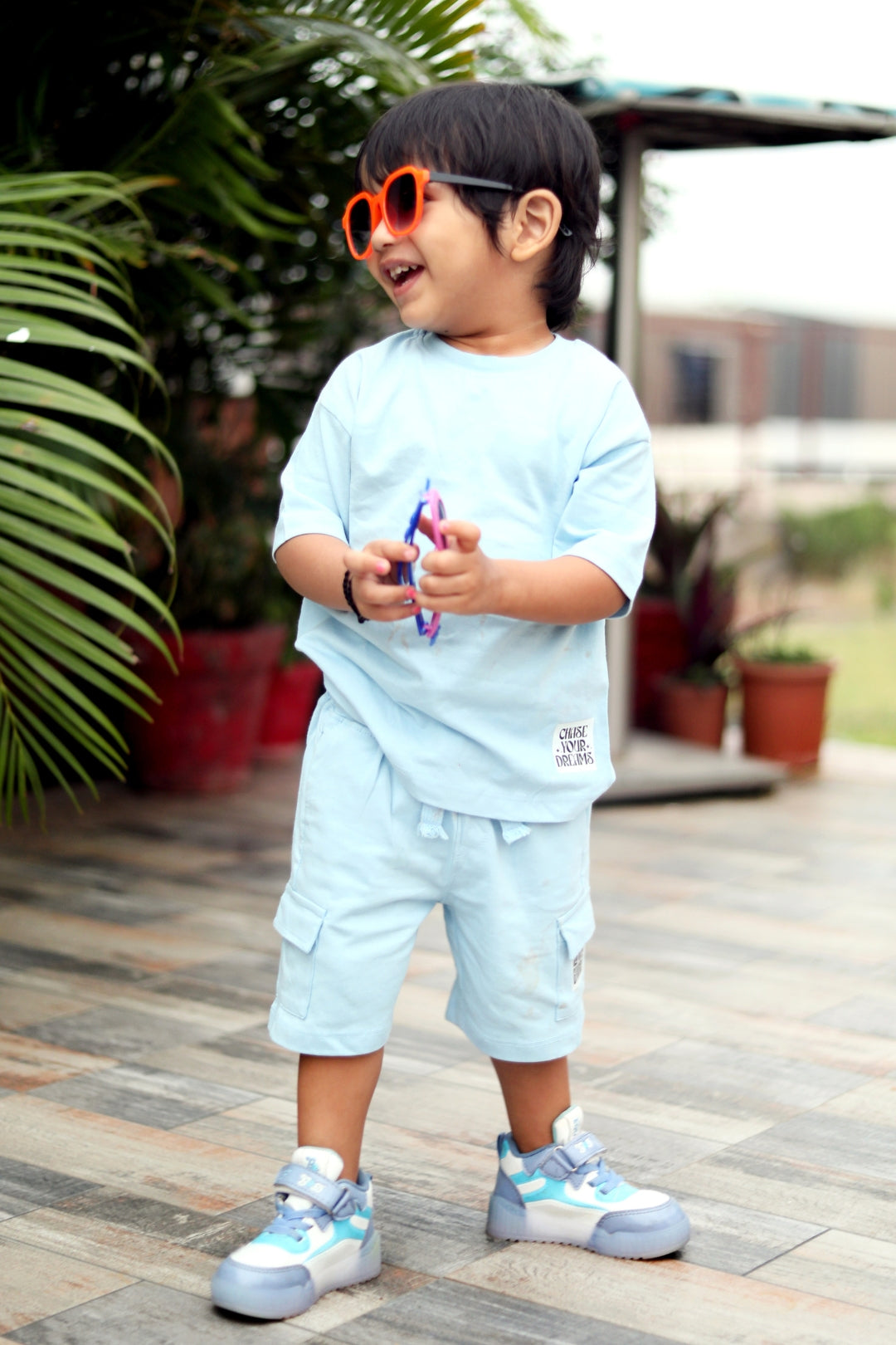 Chase Dreams Shorts Set For Infant