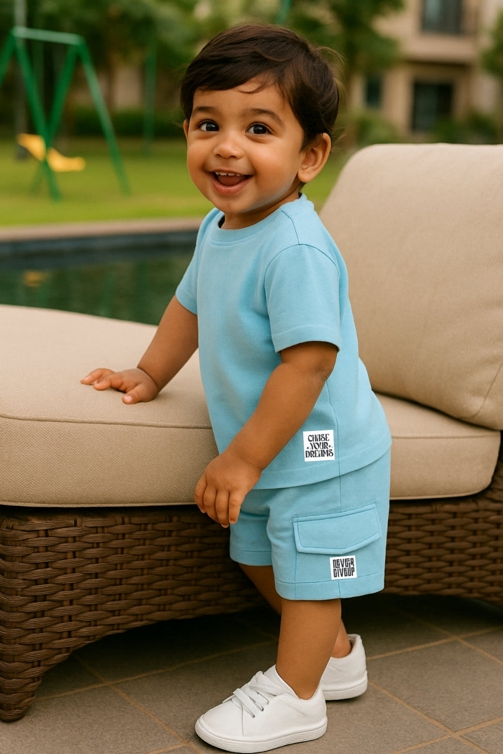 Chase Dreams Shorts Set For Infant