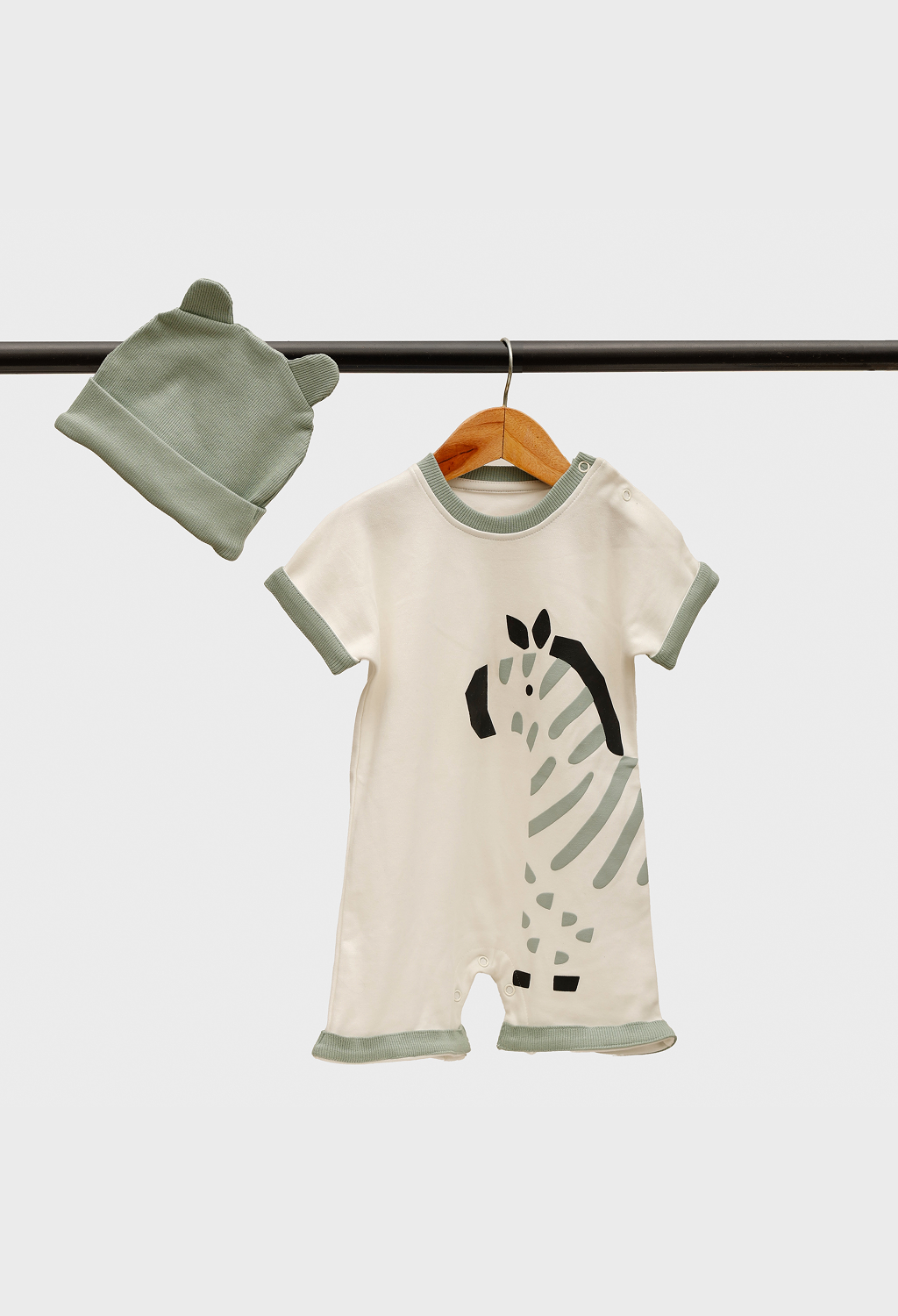 Safari Zebra Romper