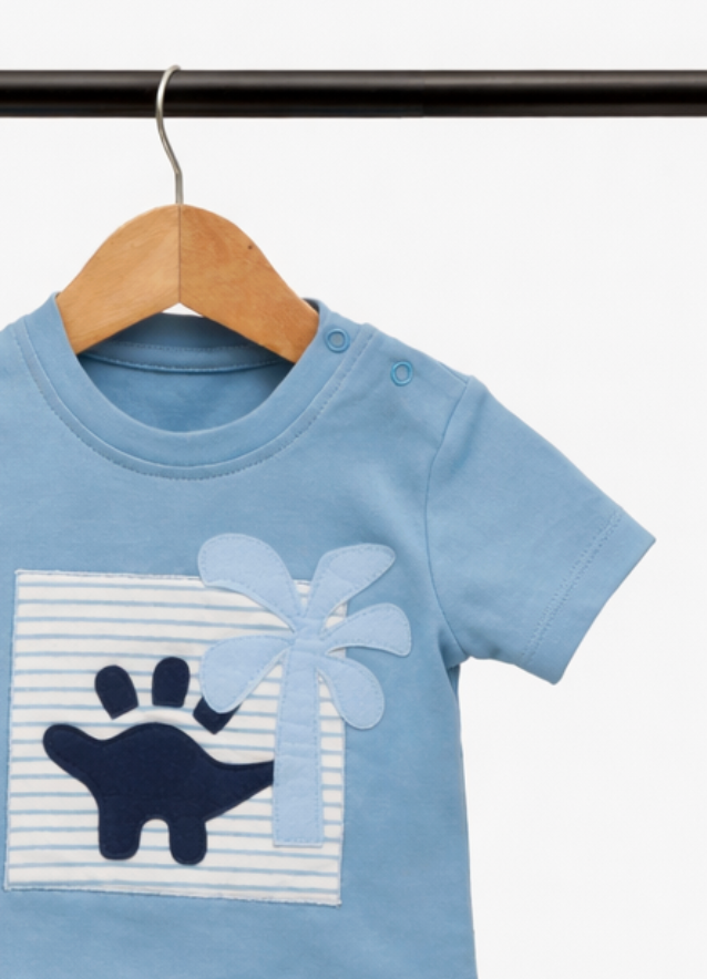 Blue Dino Coast Coord Set
