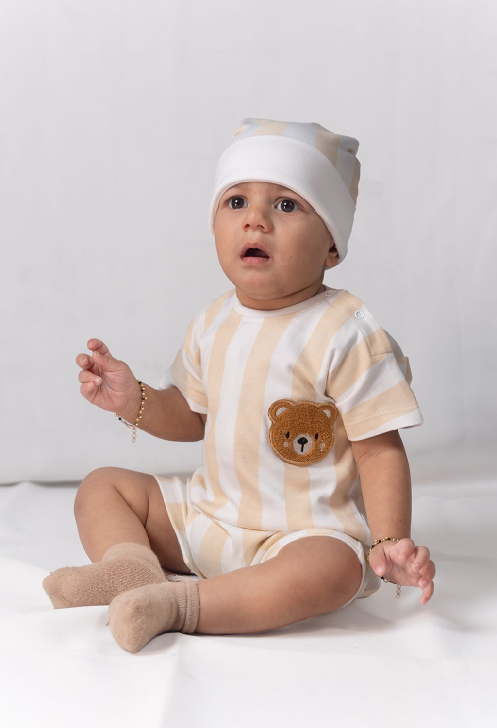 Bear & Stripes Romper