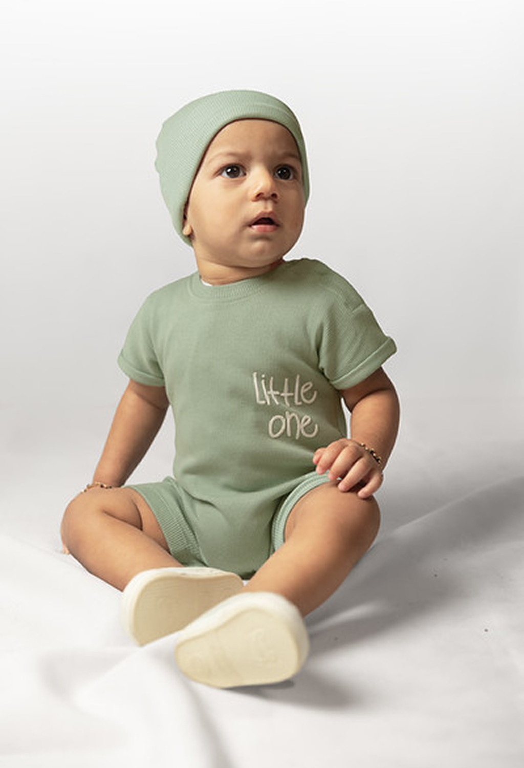 Sage Little One Romper