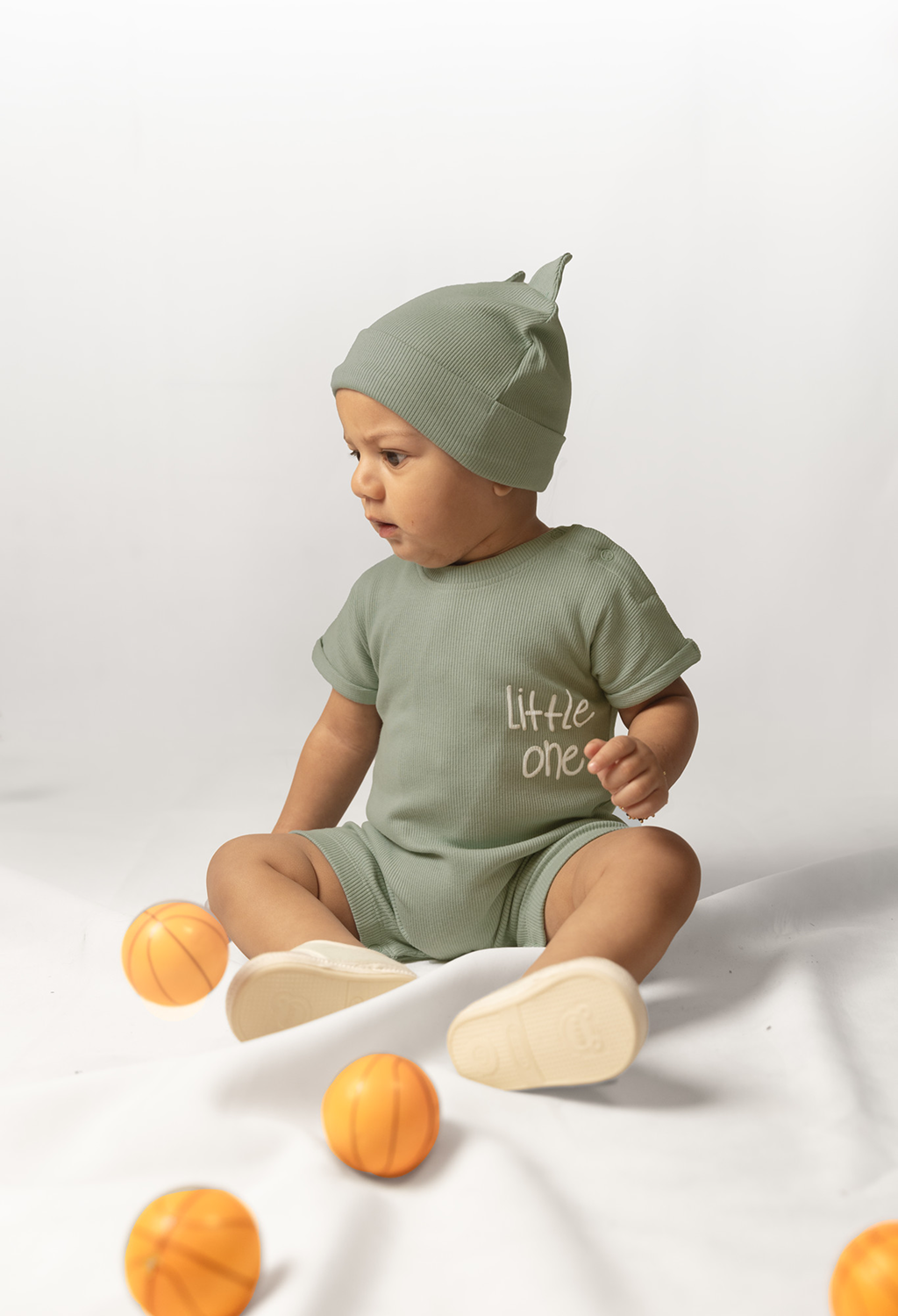 Sage Little One Romper